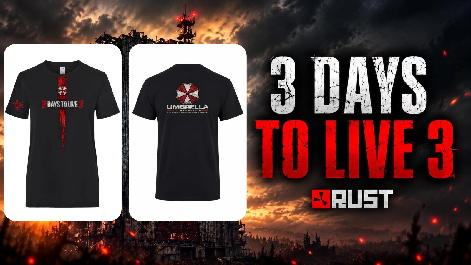 camisetas 3 days to live (1)