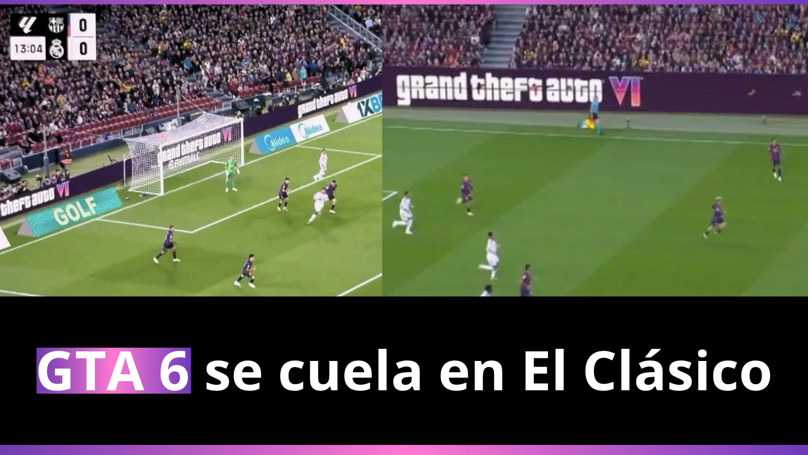 GTA 6 llega a El Clásico con anuncios en España